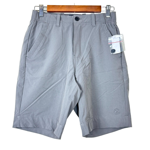 Brooks Brothers Gray Men's Solid Golf Shorts NWT Size 30 - Picture 2 of 7